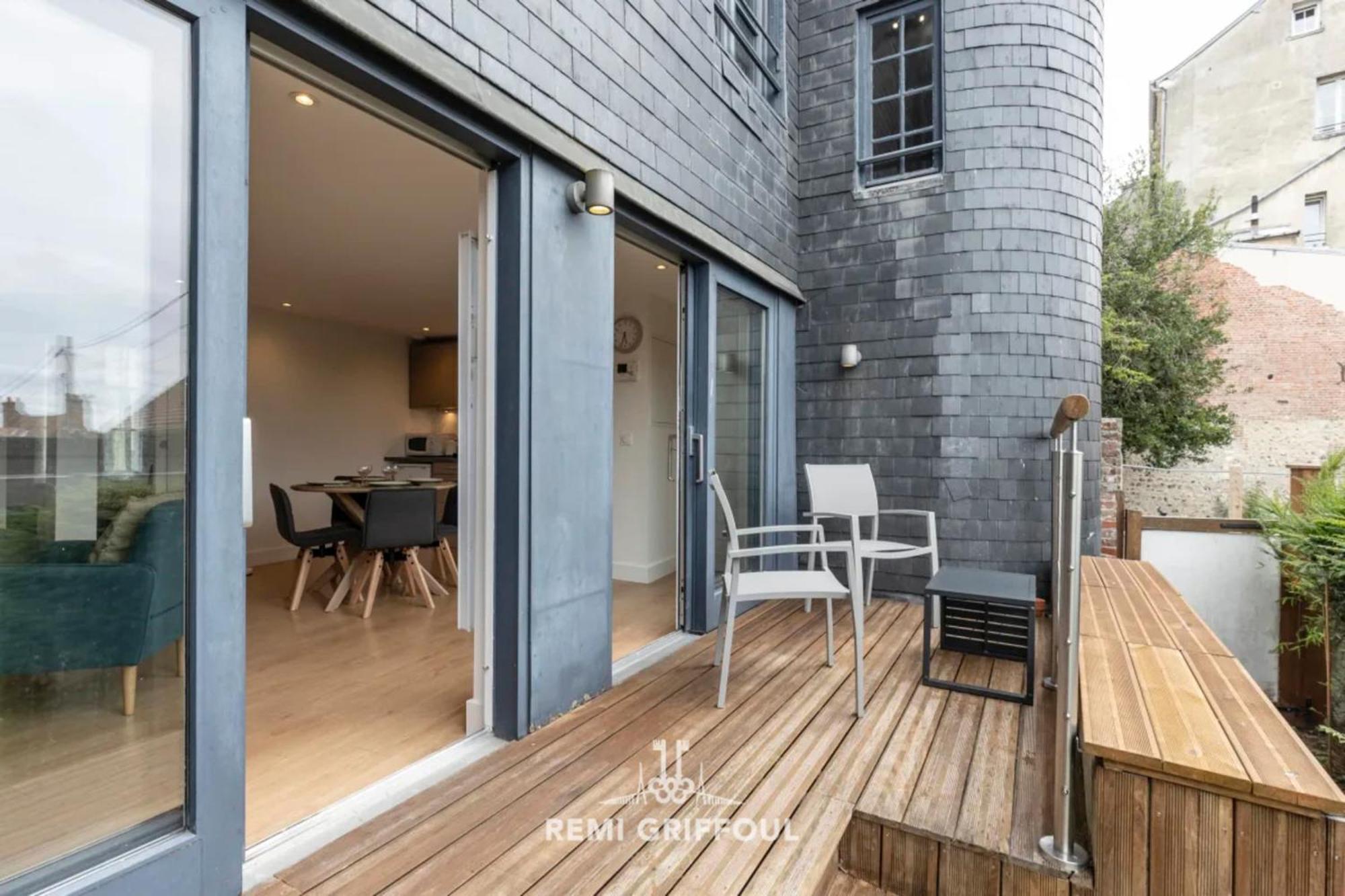 The Duplex Varin Beautiful Apartment & Garden Honfleur 4 People Buitenkant foto